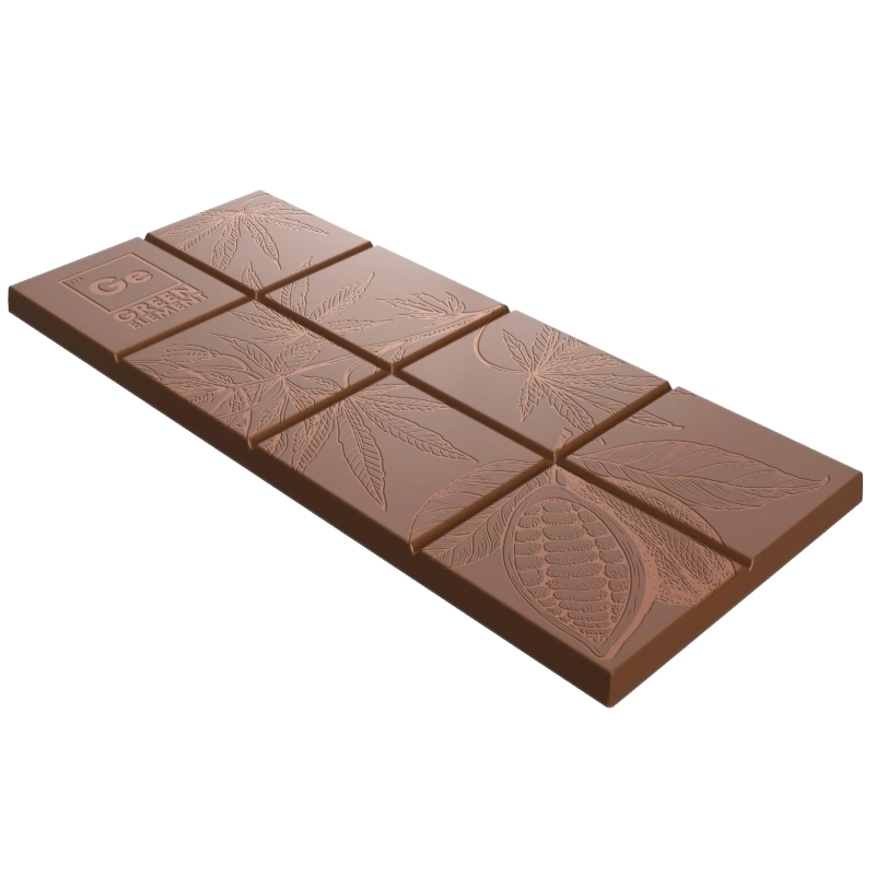Green Element - CBD Chocolate Bar, Latte, 200:40